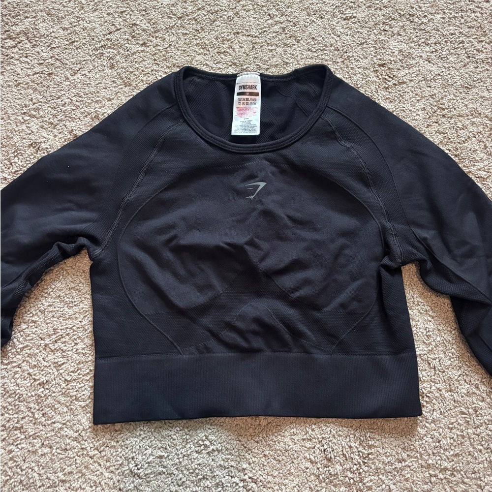 Gymshark Black Crop Top
